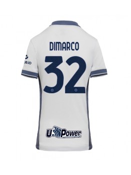 Billige Inter Milan Federico Dimarco #32 Bortedrakt Dame 2024-25 Kortermet